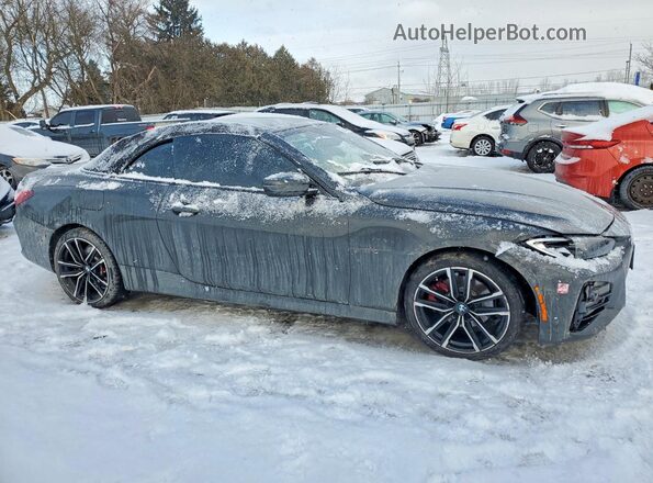 WBA43AT02PCL40475 2023 BMW 4 SERIES Charcoal Front right