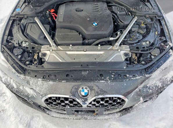 WBA43AT02PCL40475 2023 BMW 4 SERIES Charcoal Rear interior view