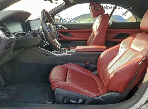 WBA43AT03PCL32501 2023 BMW 4 SERIES White Front interior view