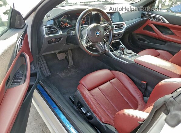 WBA43AT03PCL32501 2023 BMW 4 SERIES White Dashboard view