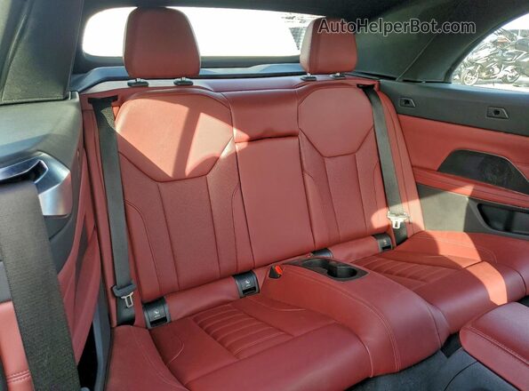 WBA43AT03PCL32501 2023 BMW 4 SERIES White Rear seats view