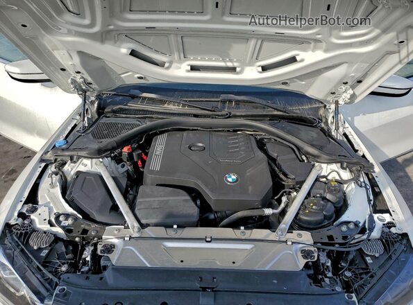 WBA43AT03PCL32501 2023 BMW 4 SERIES White Rear interior view