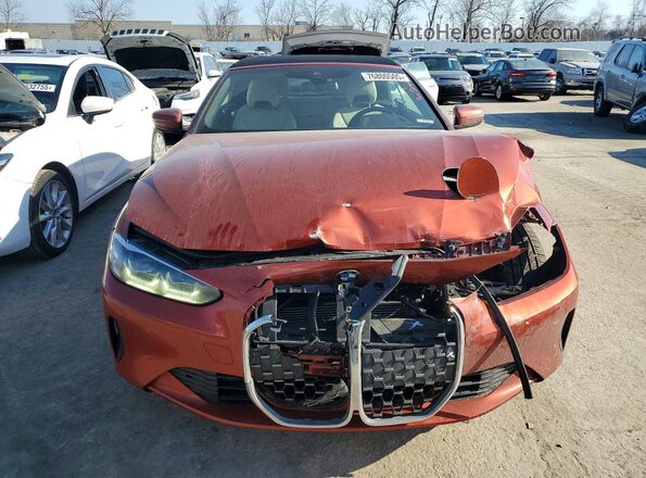 WBA43AT06PCM01228 2023 BMW 4 SERIES Orange Вид спереду