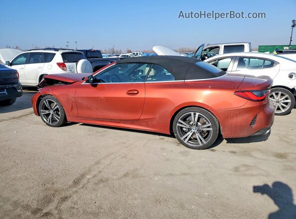WBA43AT06PCM01228 2023 BMW 4 SERIES Orange Задня ліва чверть