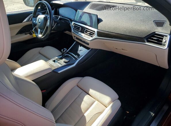 WBA43AT06PCM01228 2023 BMW 4 SERIES Orange Вид панелі приладів