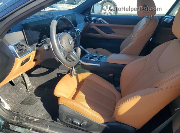WBA43AT08RCP28460 2024 BMW 4 SERIES Green Front interior view