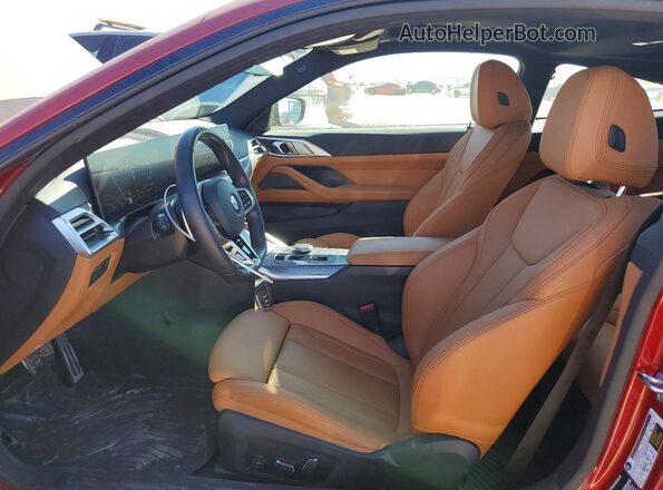 WBA43DA06SCS18442 2025 BMW 4 SERIES Red Սալոնի դիմացի տեսք