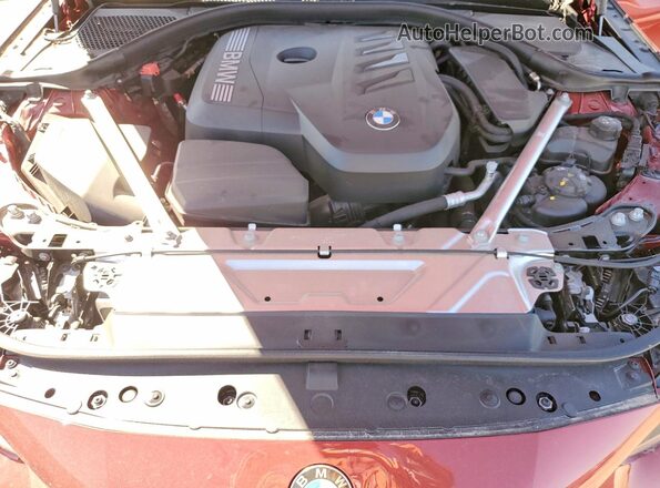 WBA43DA06SCS18442 2025 BMW 4 SERIES Red Սալոնի հետևի տեսք