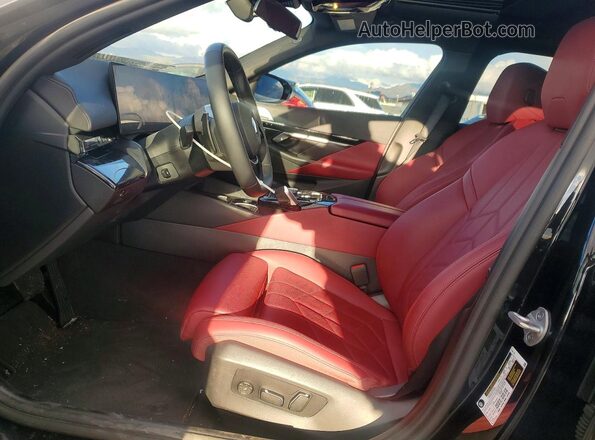 WBA43FJ05SCT61328 2025 BMW 5 SERIES Black Front interior view