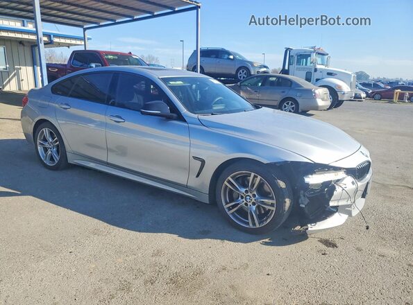 WBA4A9C54GGL89671 2016 BMW 4 SERIES Silver Front right