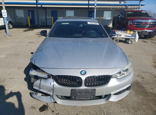 WBA4A9C54GGL89671 2016 BMW 4 SERIES Silver Front view