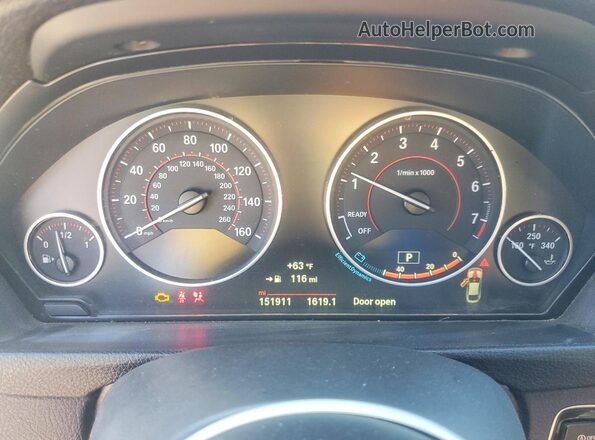 WBA4A9C54GGL89671 2016 BMW 4 SERIES Silver Instrument cluster view
