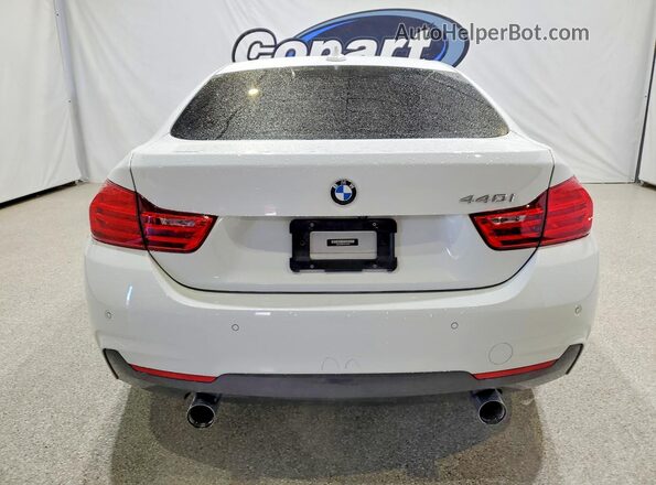 WBA4E3C59HG186990 2017 BMW 4 SERIES Белый Вид сзади