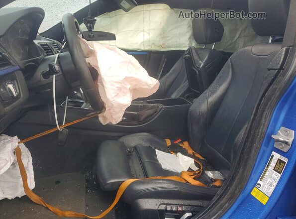 WBA4F7C36HG789110 2017 BMW 4 SERIES Синий Вид салона спереди