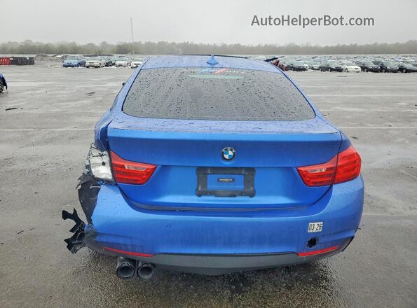WBA4F7C36HG789110 2017 BMW 4 SERIES Синий Вид сзади