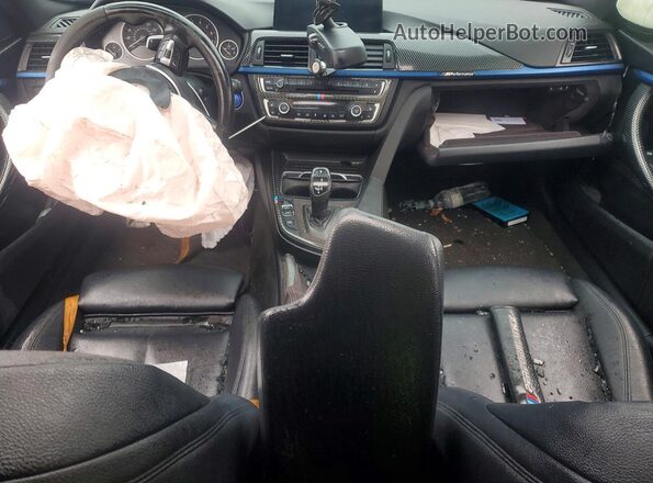 WBA4F7C36HG789110 2017 BMW 4 SERIES Синий Вид панели приборов