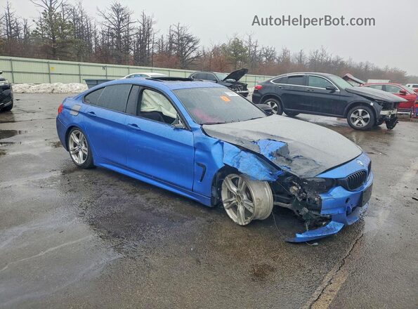 WBA4F7C36HG789110 2017 BMW 4 SERIES Синий Передняя правая четверть
