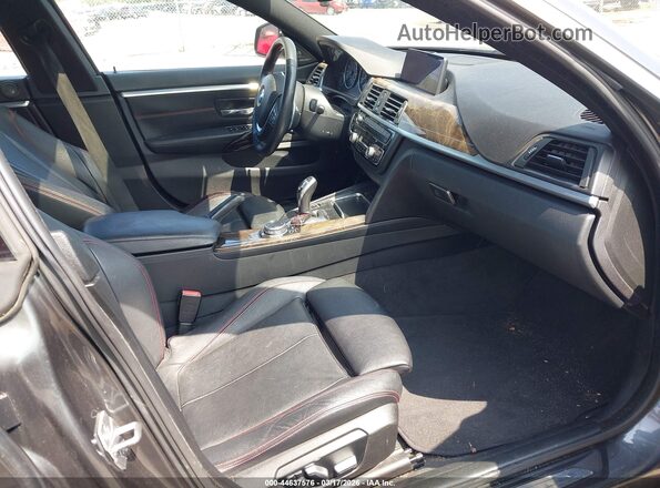 WBA4F7C52HG438163 2017 BMW 7 SERIES Gray Widok wnętrza z przodu
