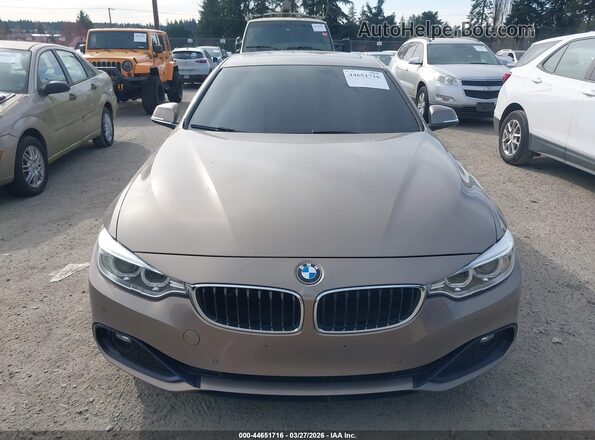 WBA4F7C58HG437616 2017 BMW 4 SERIES Желто-коричневый Вид щитка приборов