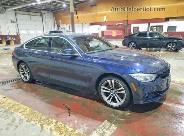 WBA4F9C38HG813290 2017 BMW 4 SERIES Blue Delantero derecho