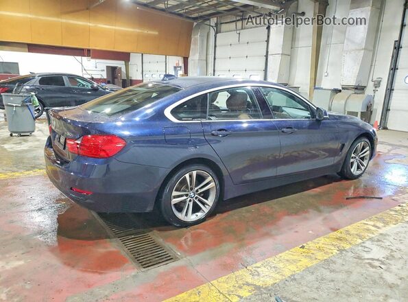 WBA4F9C38HG813290 2017 BMW 4 SERIES Blue Trasero derecho