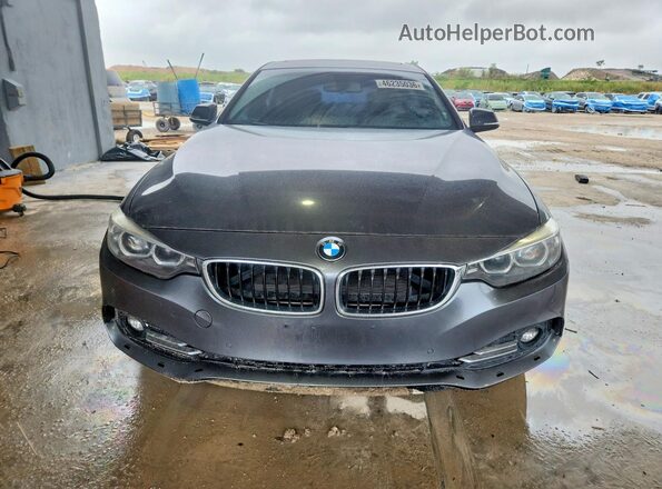 WBA4J1C57KBM12898 2019 BMW 4 SERIES Gray Widok z tyłu