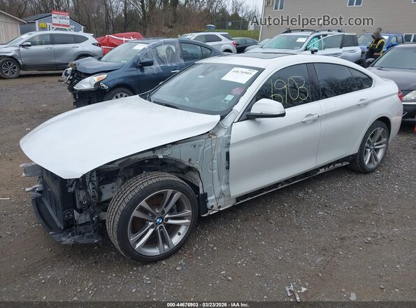 WBA4J3C52KBL06211 2019 BMW 4 SERIES White წინა მარცხენა ხედი სამი მეოთხედიდან