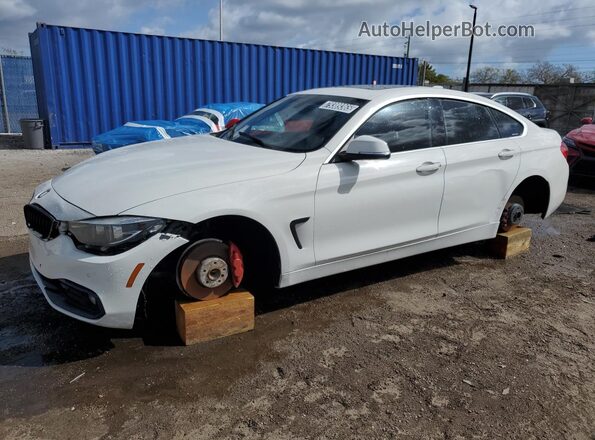 WBA4J5C53KBM65024 2019 BMW 4 SERIES Белый Панорамный вид салона 360°