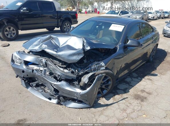 WBA4J5C59JBF06452 2018 BMW 4 SERIES Gray Передня ліва чверть