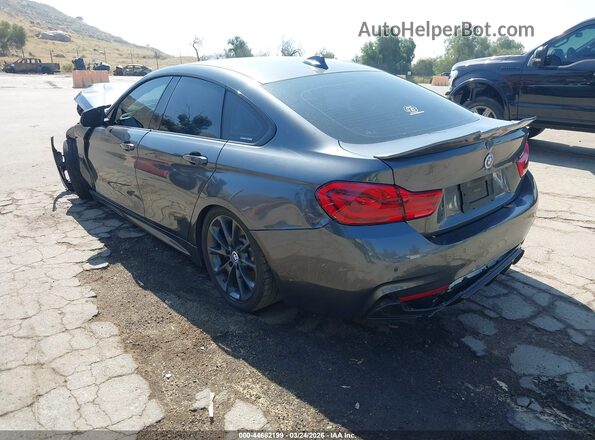WBA4J5C59JBF06452 2018 BMW 4 SERIES Gray Задня ліва чверть