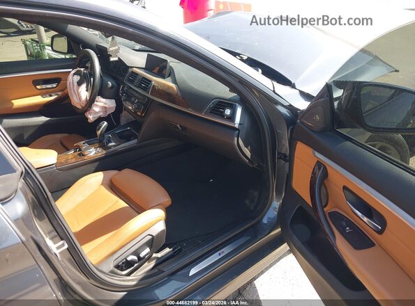 WBA4J5C59JBF06452 2018 BMW 4 SERIES Gray Вид салону спереду