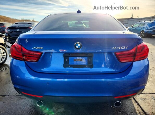 WBA4J7C5XJBH15324 2018 BMW 4 SERIES Blue Հետևի տեսք
