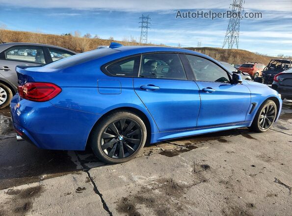 WBA4J7C5XJBH15324 2018 BMW 4 SERIES Blue Հետևի աջ