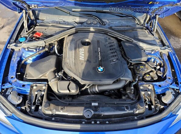 WBA4J7C5XJBH15324 2018 BMW 4 SERIES Blue Սալոնի հետևի տեսք