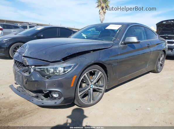 WBA4W3C08LFJ83854 2020 BMW 4 SERIES Gray Передня ліва чверть