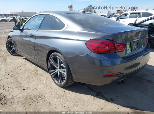 WBA4W3C08LFJ83854 2020 BMW 4 SERIES Gray Вид салону спереду