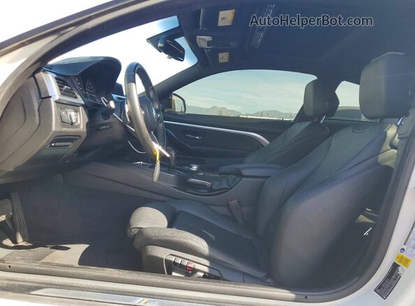 WBA4W3C51KAF93082 2019 BMW 4 SERIES White Vista interior delantera