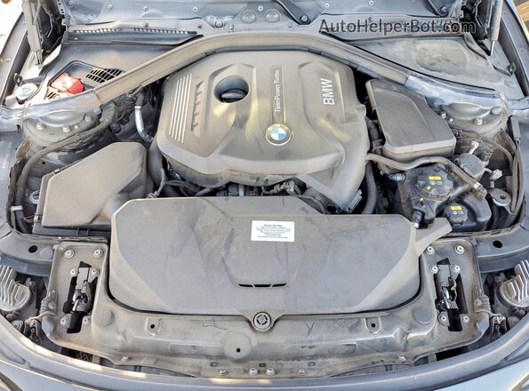 WBA4W3C55KAF91545 2019 BMW 4 SERIES Black Widok wnętrza z tyłu