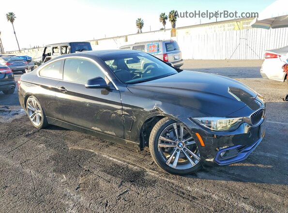 WBA4W3C55KAF91545 2019 BMW 4 SERIES Black Przód prawy