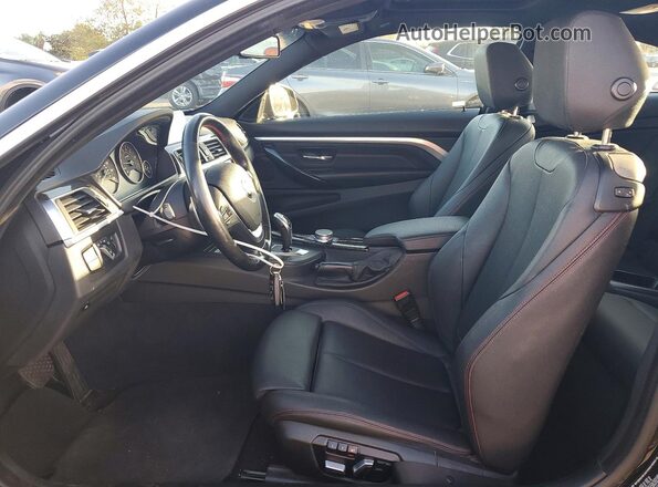 WBA4W3C55KAF91545 2019 BMW 4 SERIES Black Widok wnętrza z przodu
