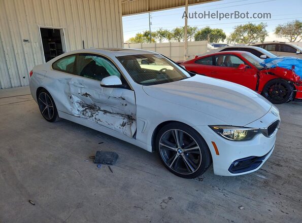 WBA4W3C55KAF92324 2019 BMW 4 SERIES Белый Передняя правая четверть