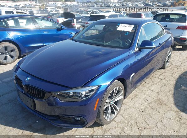 WBA4Z1C01L5R74731 2020 BMW 4 SERIES Blue Front left