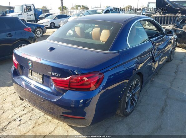 WBA4Z1C01L5R74731 2020 BMW 4 SERIES Blue Rear right