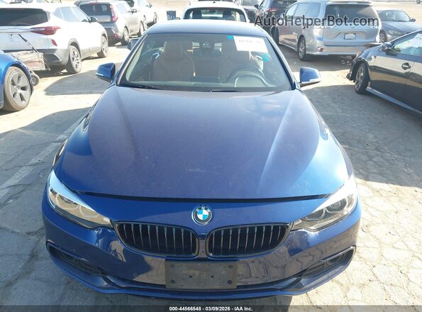 WBA4Z1C01L5R74731 2020 BMW 4 SERIES Blue Instrument cluster view