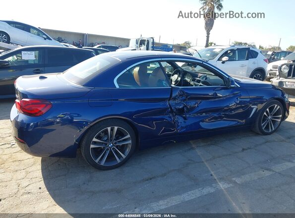 WBA4Z1C01L5R74731 2020 BMW 4 SERIES Blue Rear interior view