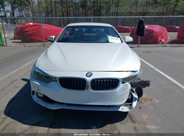 WBA4Z1C51JEC73005 2018 BMW 4 SERIES White Սարքավորումների վահանակի տեսք