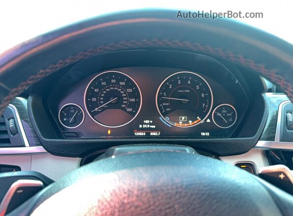 WBA4Z1C58JEA31215 2018 BMW 4 SERIES Черный Вид щитка приборов