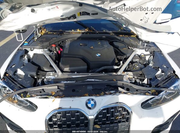 WBA53AP01MCG47195 2021 BMW 4 SERIES White Вид ззаду