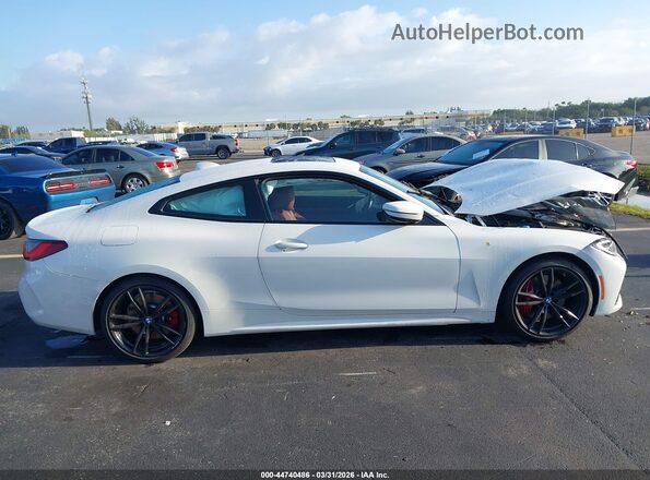 WBA53AP01MCG47195 2021 BMW 4 SERIES White Вид щитка приладів