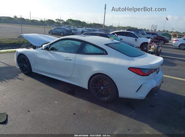 WBA53AP01MCG47195 2021 BMW 4 SERIES White Задня ліва чверть